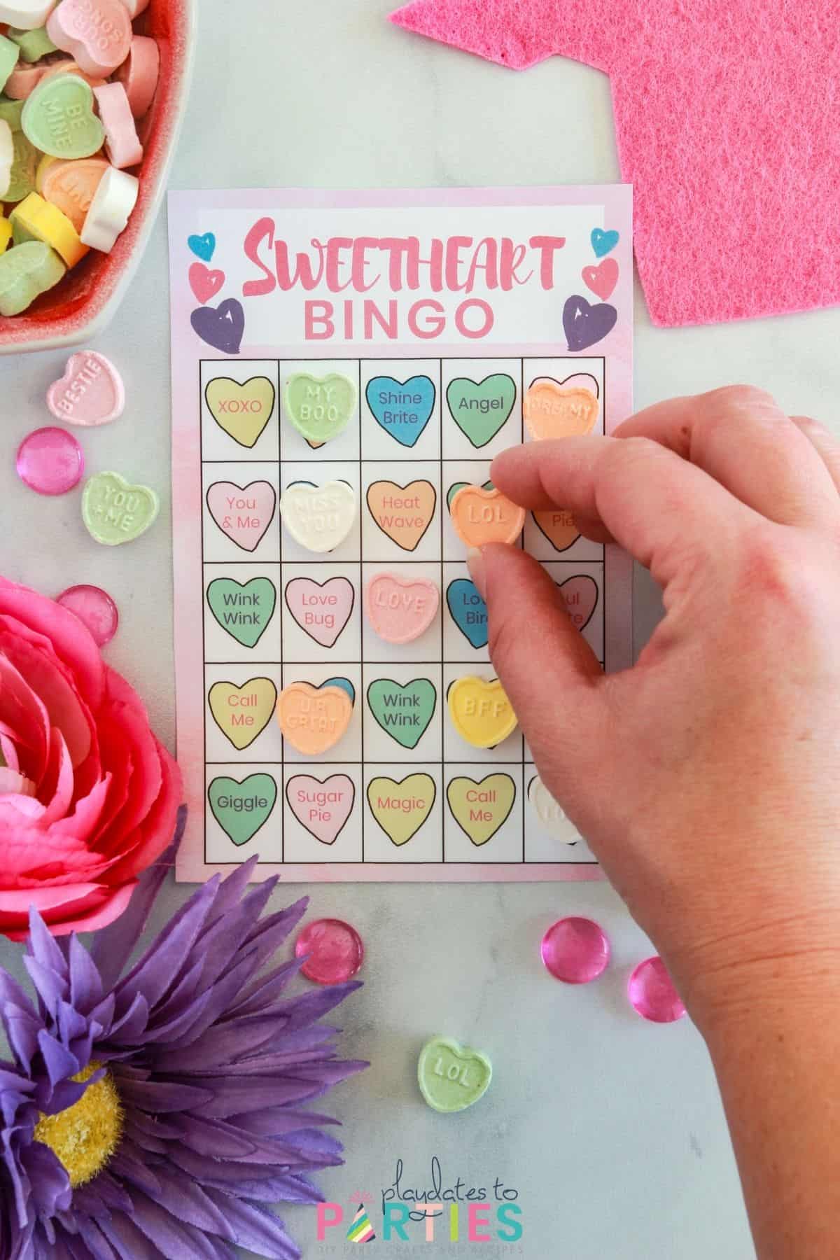 Sweetheart Valentine's Day Bingo