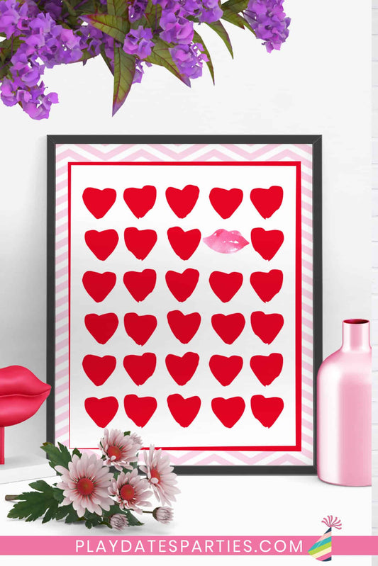 Valentine's Day Hearts Sign/Art Print