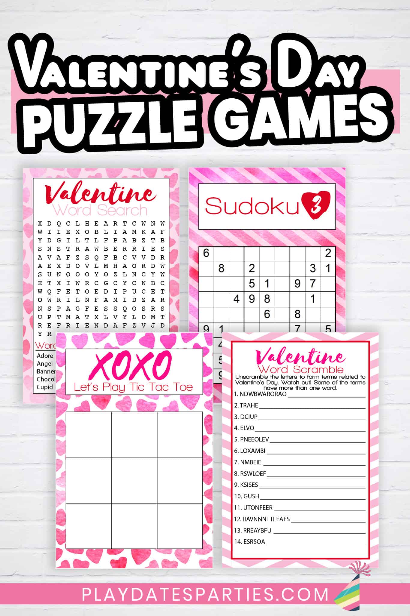 Valentine's Day Puzzle Games