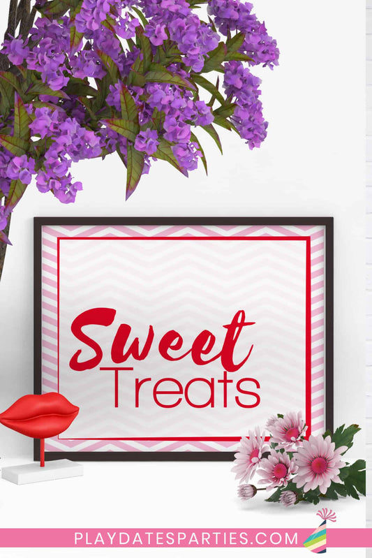 Sweet Treats Valentine's Day Party Sign
