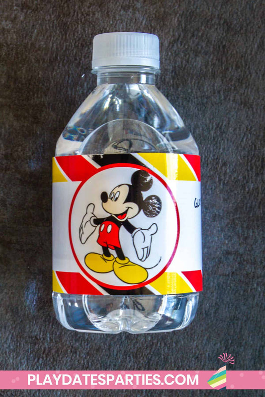 Mickey Mouse Bottle Labels
